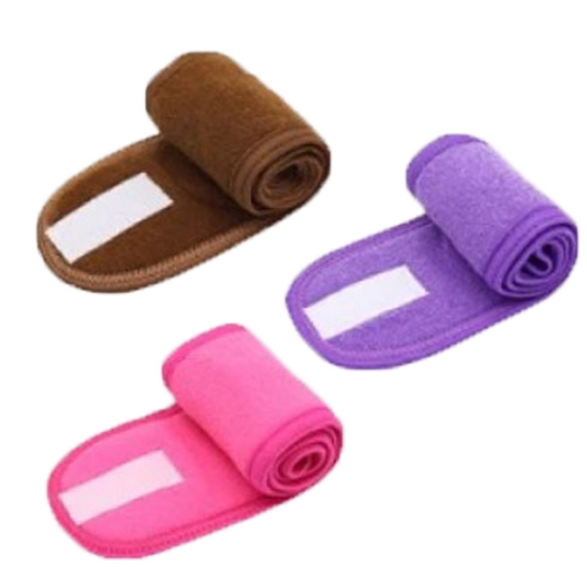 JPFG - 1PCS RANDOM COLOUR VELCRO BEAUTY FACE WASHING HEADBAND (DO NOT ADD THIS PRODUCT TO YOUR CART)